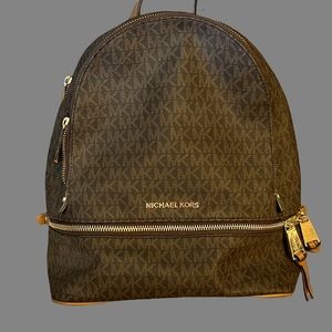 Michael Kors Rhea Medium Logo Backpack